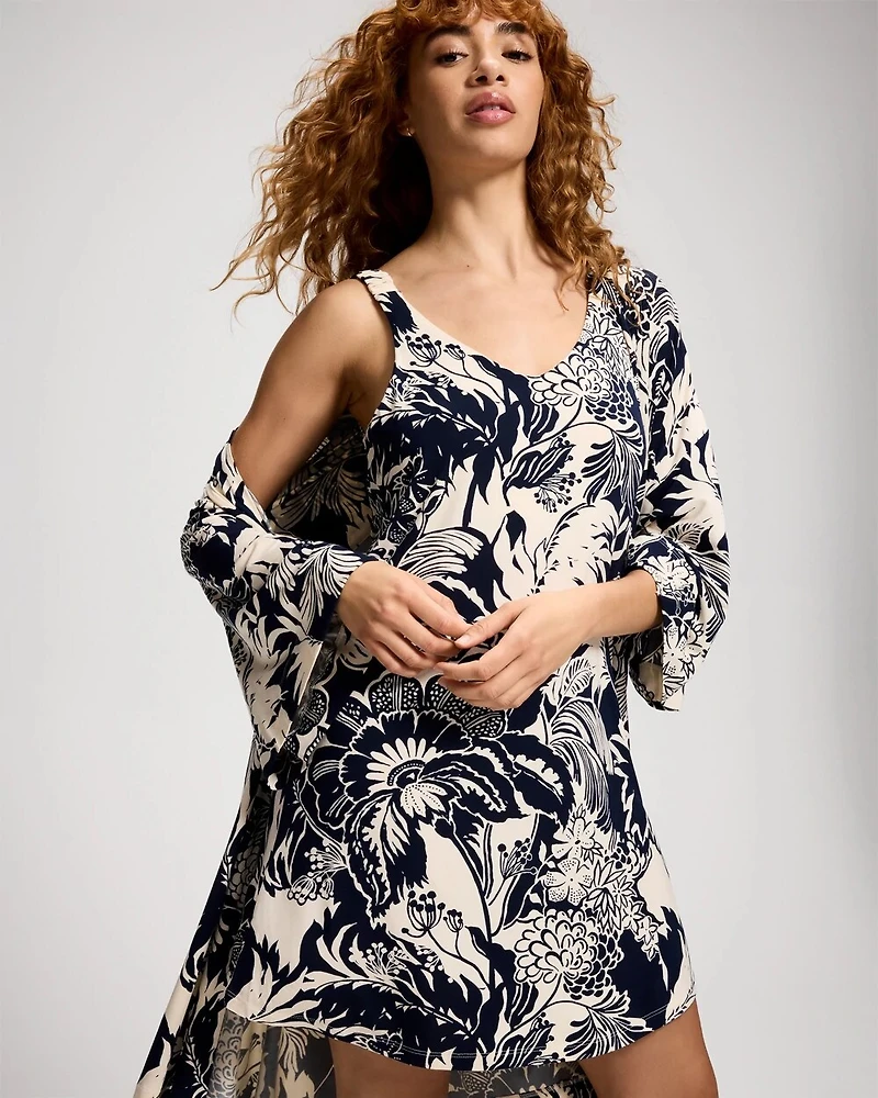 Shirred Strap Chemise