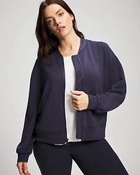 Modern Modal Bomber Jacket