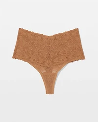 Perfect Lace High-Waist Thong Panty