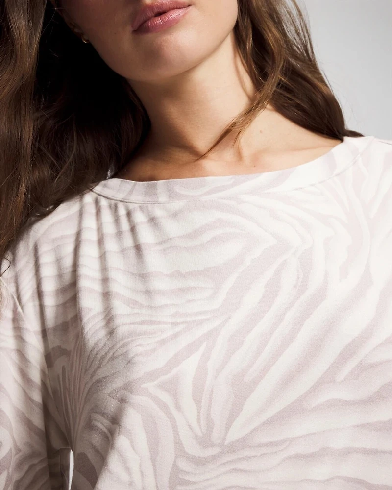 Long-Sleeve Pajama Top