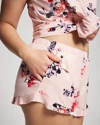 Ruffle Pajama Shorts