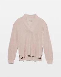 Modern Modal Relaxed V-Neck Top