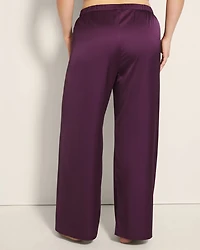 Wide-Leg Pajama Pants