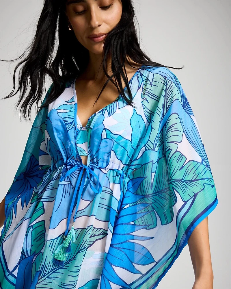 Riviera Retreat Chiffon Caftan
