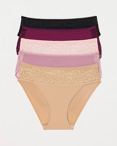 Lace Mixed Hipster Panty 5-Pack