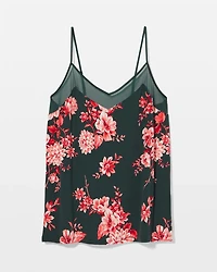 Mesh Trim Pajama Cami