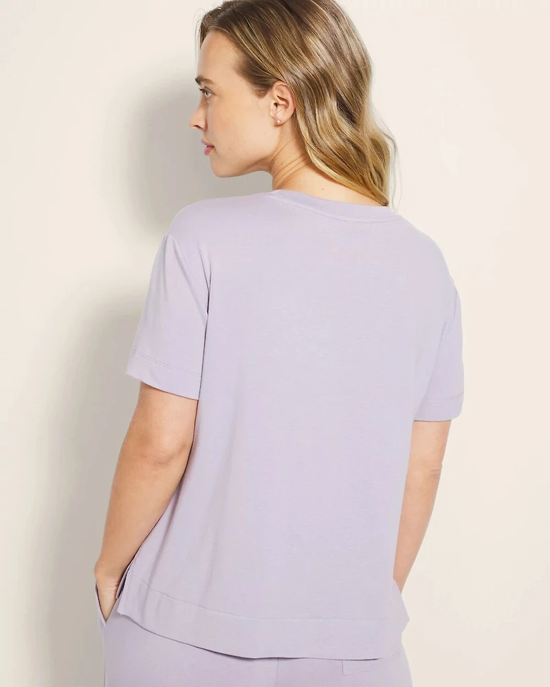 Short-Sleeve Pocket Pajama Tee