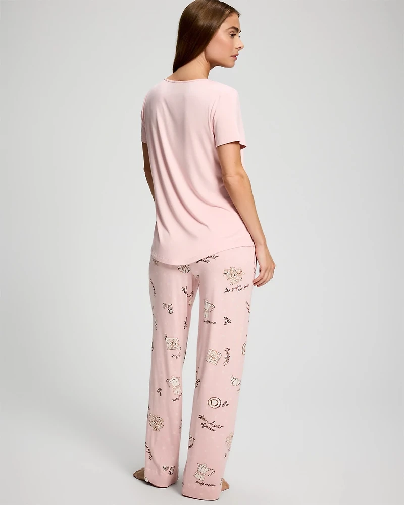 Short Sleeve + Pant Pajama Set