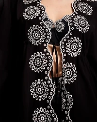 Bleu Rod Beattie Spanish Islet Chiffon Caftan Swim Cover-Up