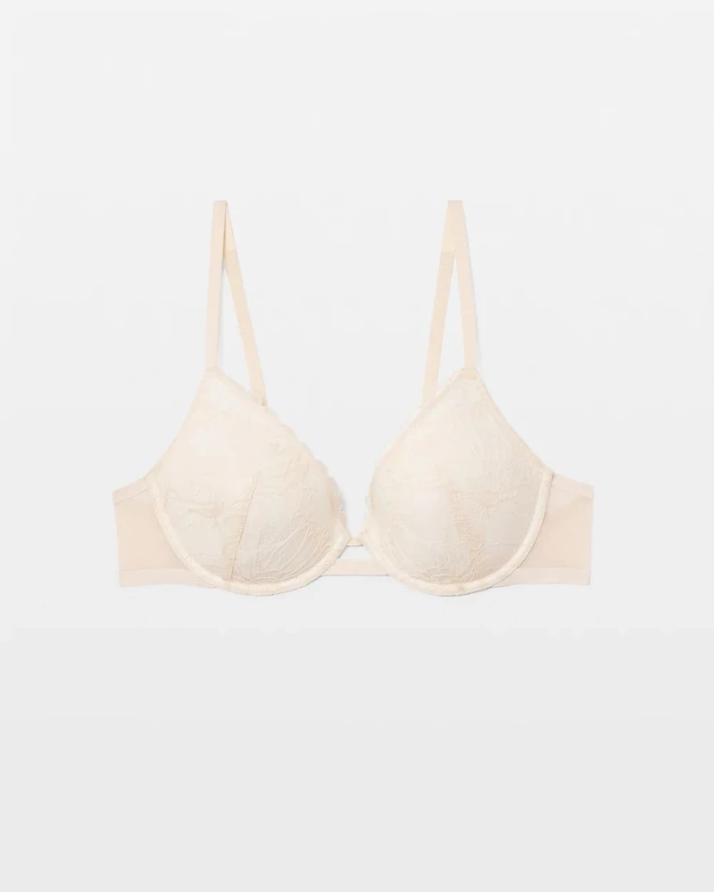Plunge Bra with Lace