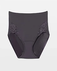 High-Waist Brief Panty with Lace