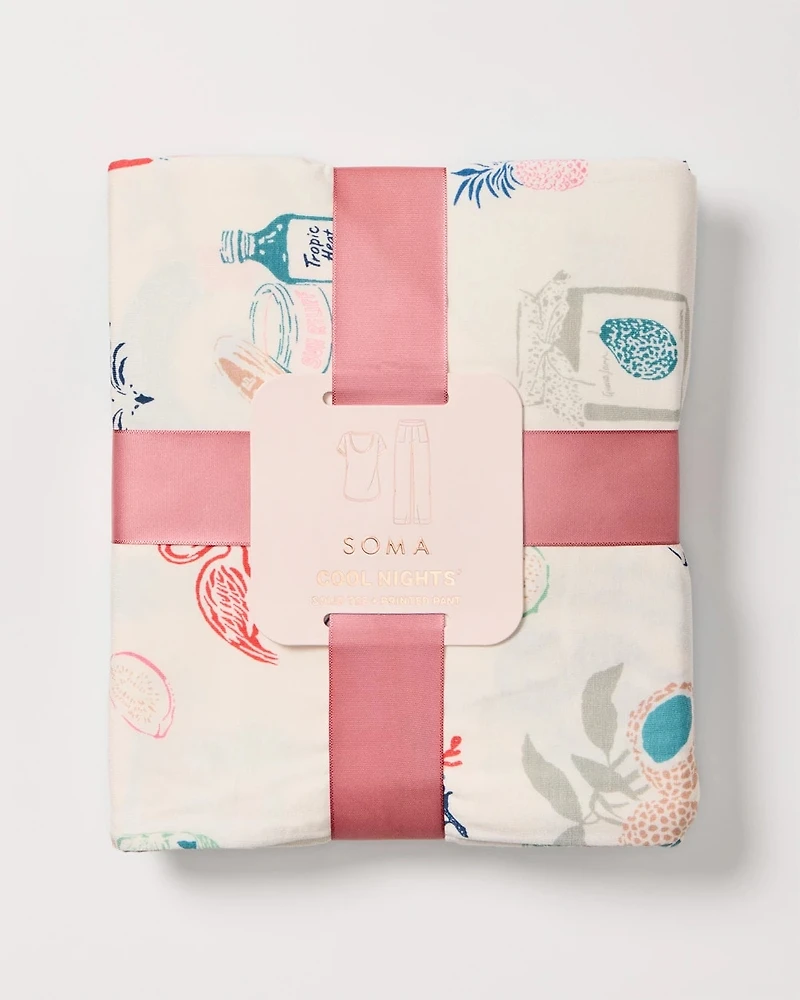 Packaged Short-Sleeve Pant Pajama Set