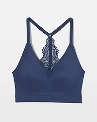 Racerback Bralette with Lace Back