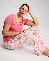 Packaged Short-Sleeve Pant Pajama Set