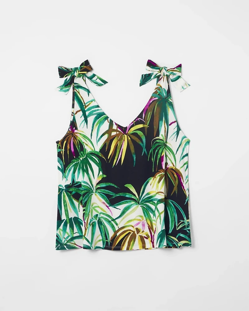 Tie-Shoulder Pajama Tank