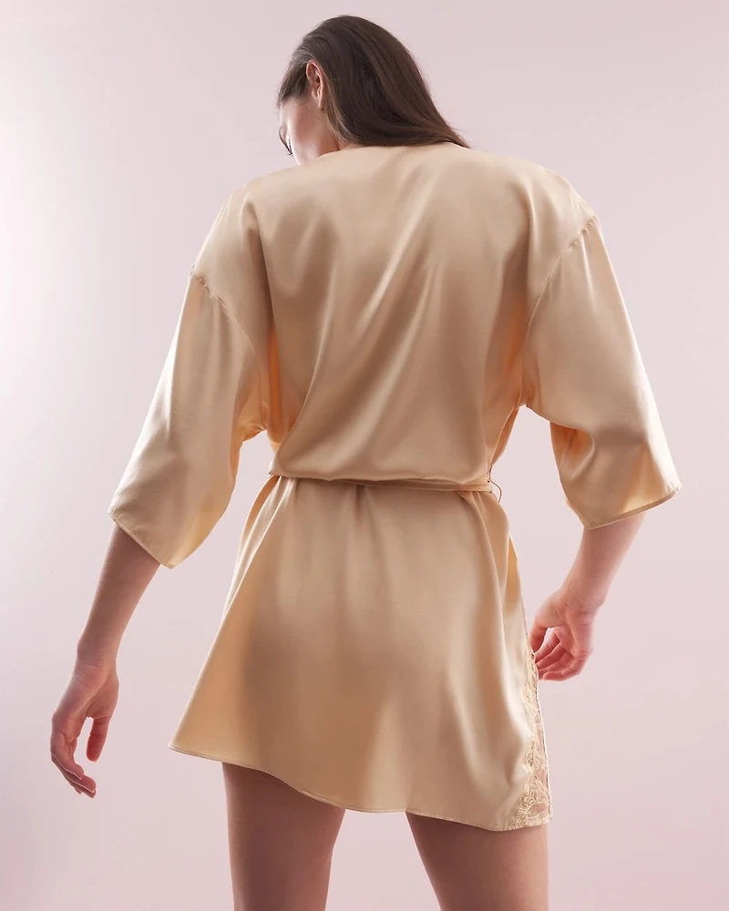 Silk Short Robe