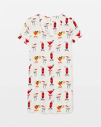 Short Sleeve Scoop Neck Sleepshirt