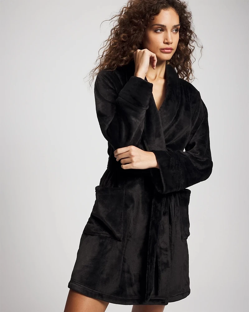Plush Short Robe