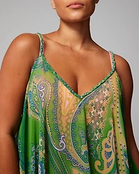 Chiffon Scarf-Hem Cover-Up
