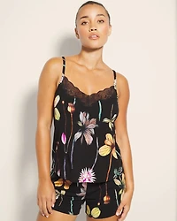 Lace-Trim Pajama Cami