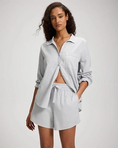 Beach Cotton Relaxed Shorts