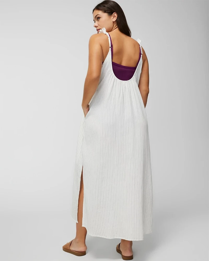 Flutter-Sleeve Cover-Up Dress