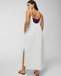 Flutter-Sleeve Cover-Up Dress