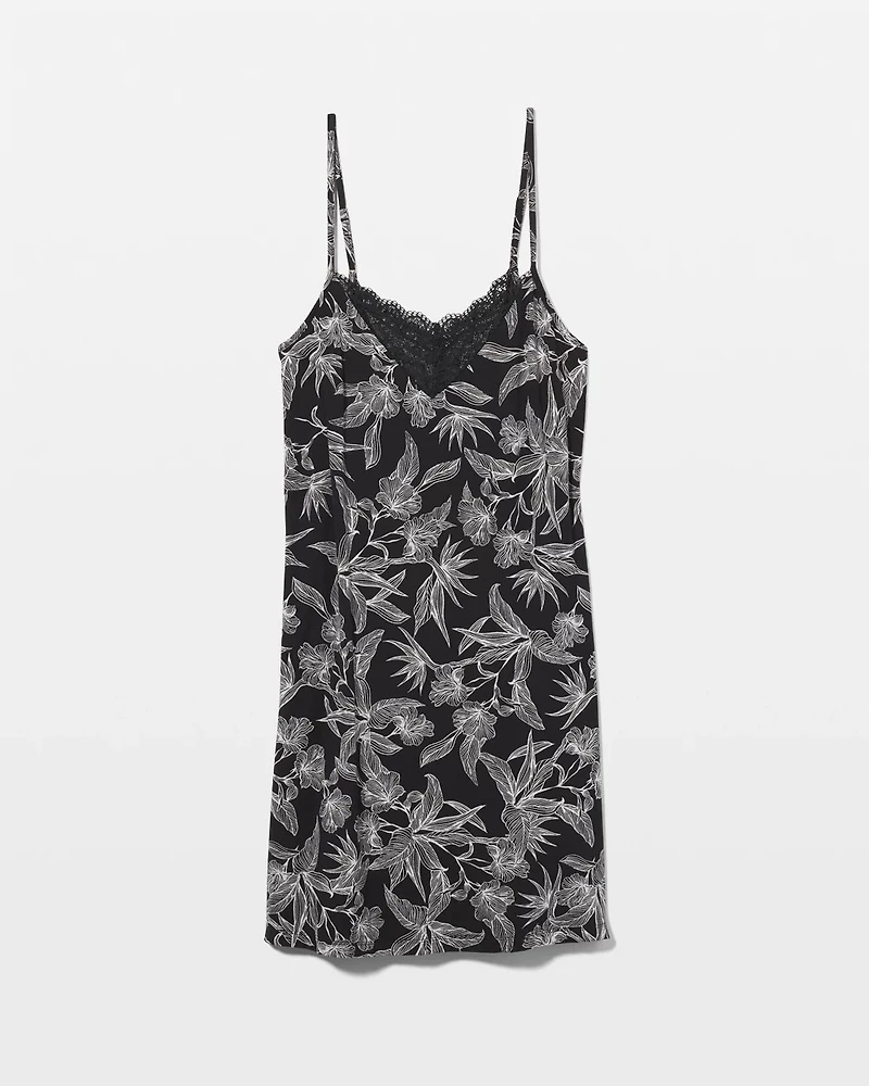 Lace Trim Chemise
