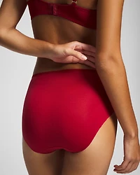 High-Leg Brief Panty with Sensuous Lace