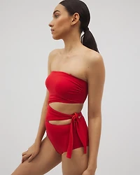 Soma Swim Bandeau Cutout One Piece