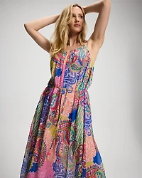 Bleu Rod Beattie La Vida Bohemia Shirred Swim Cover-Up Dress
