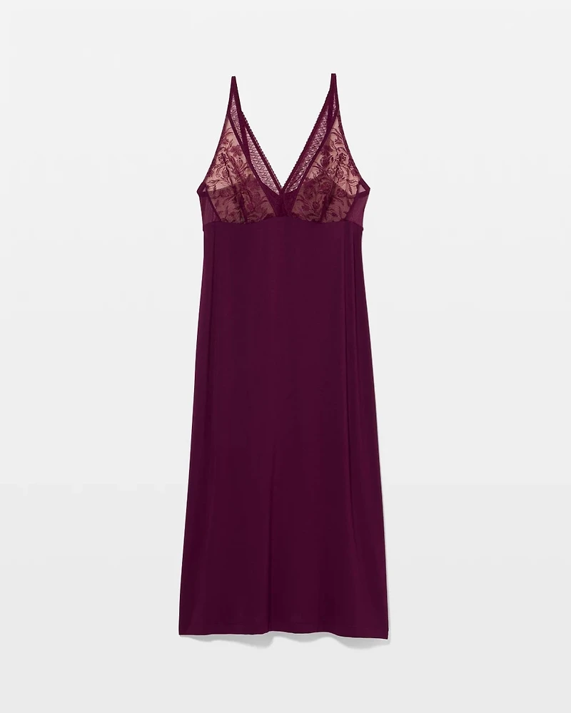Geo Lace Midi Gown