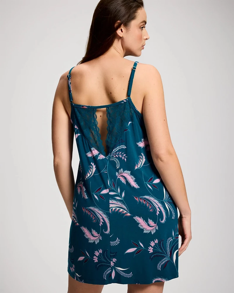 Cool Nights with Lace Chemise