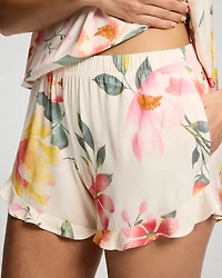 Ruffle Pajama Shorts