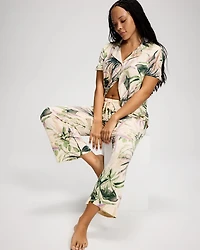 Relaxed Crop Pajama Pants