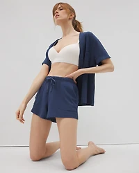 Button-Front Pajama Tee
