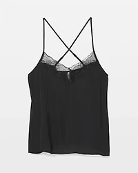 Lace Trim Pajama Cami