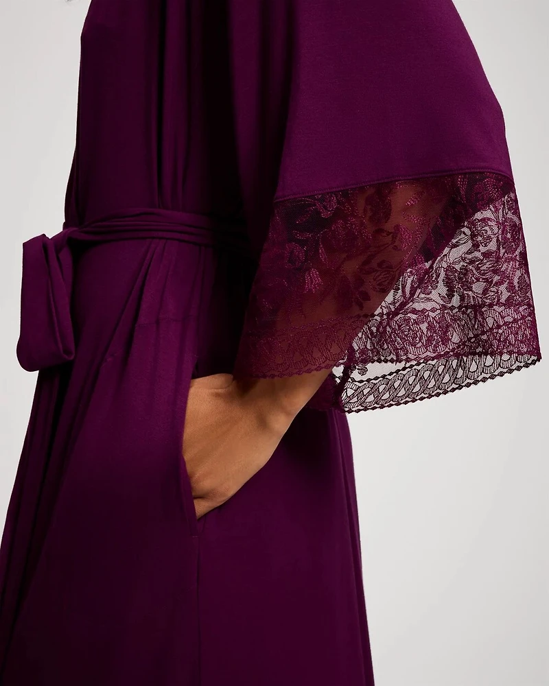 Geo Lace Midi Robe