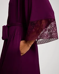 Geo Lace Midi Robe