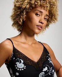 Bold Floral Lace Chemise