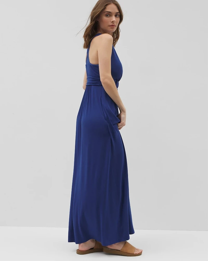 Isla Cross Back Maxi Bra Dress