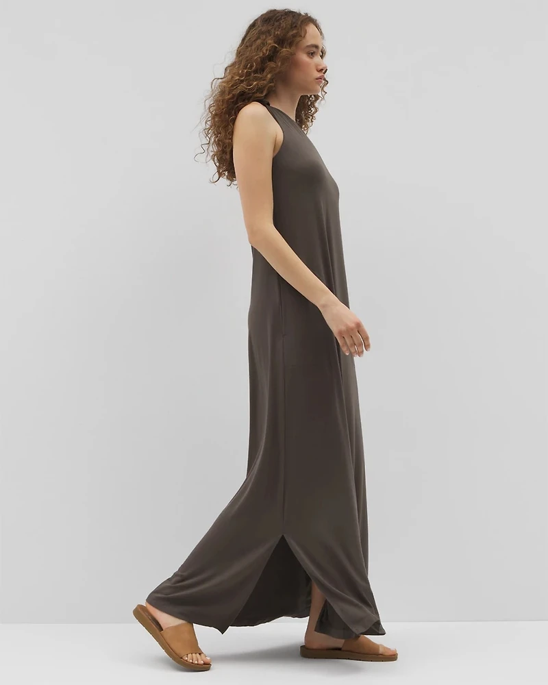 One-Shoulder Maxi Bra Dress