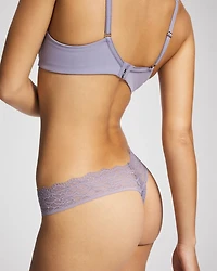 Thong Panty with Enchanting Lace