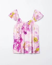 Smocked Ruffle Pajama Cami
