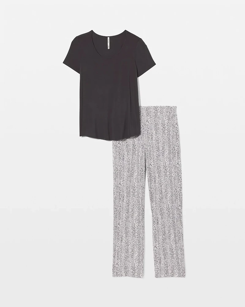 Packaged Short-Sleeve Pant Pajama Set