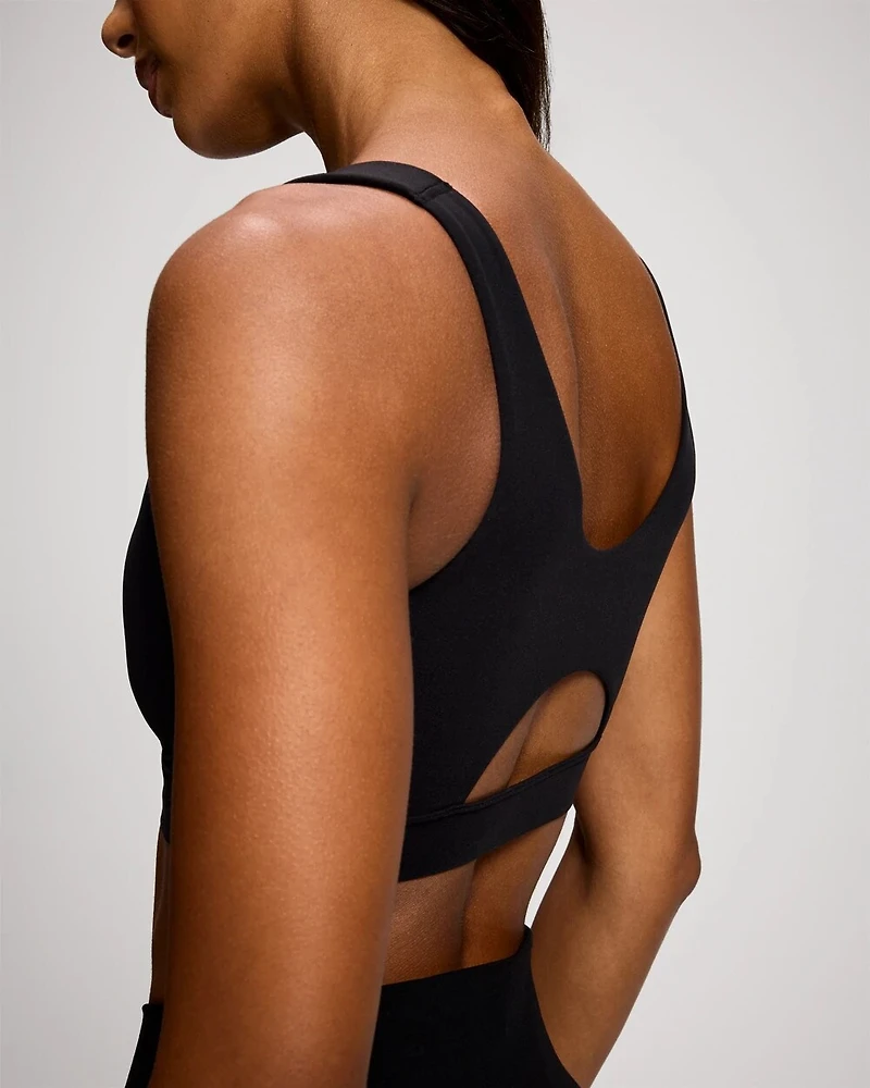 Wide Strap Yoga Bra
