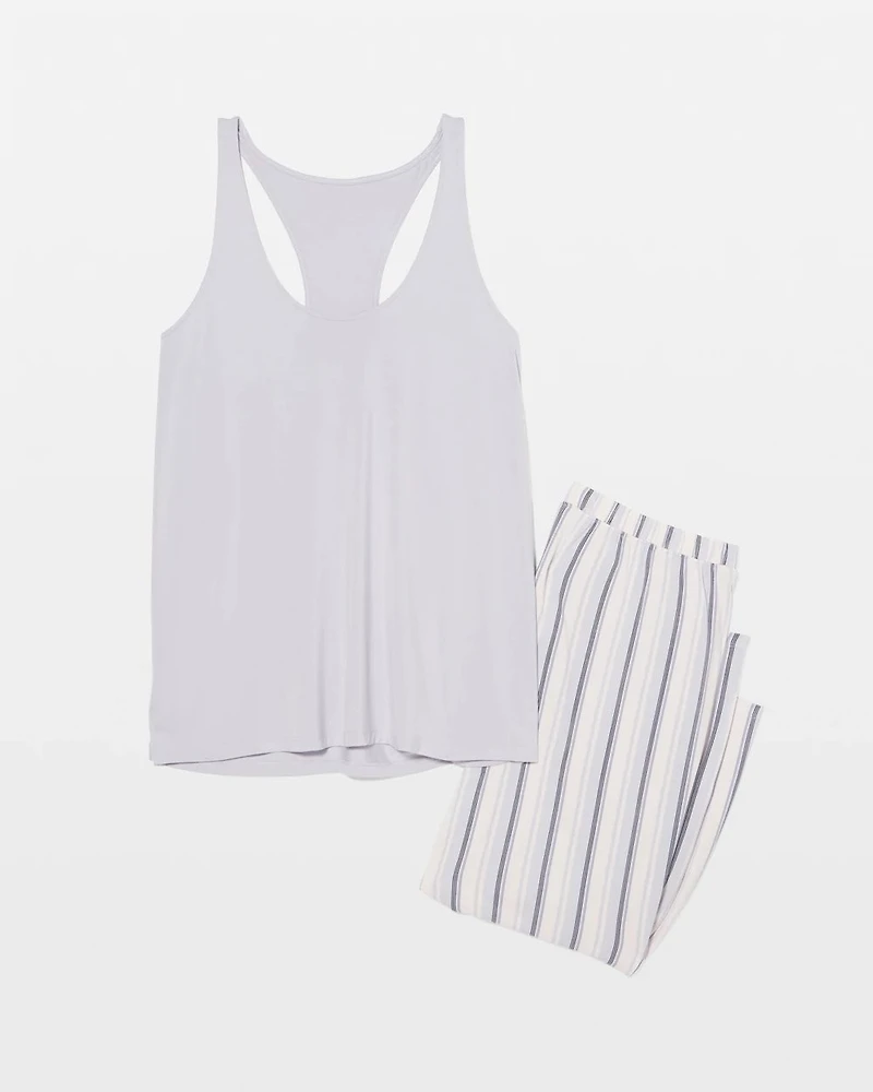 Tank + Crop Pants Pajama Set
