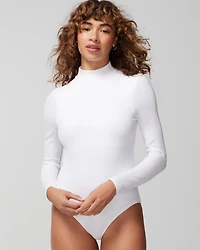 Mock-Neck Bra Bodysuit