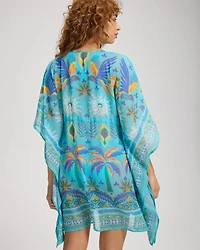Summer Solstice Chiffon Caftan Swim Cover Up