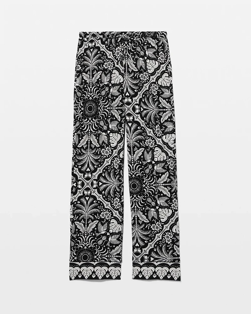 Printed Pajama Pants